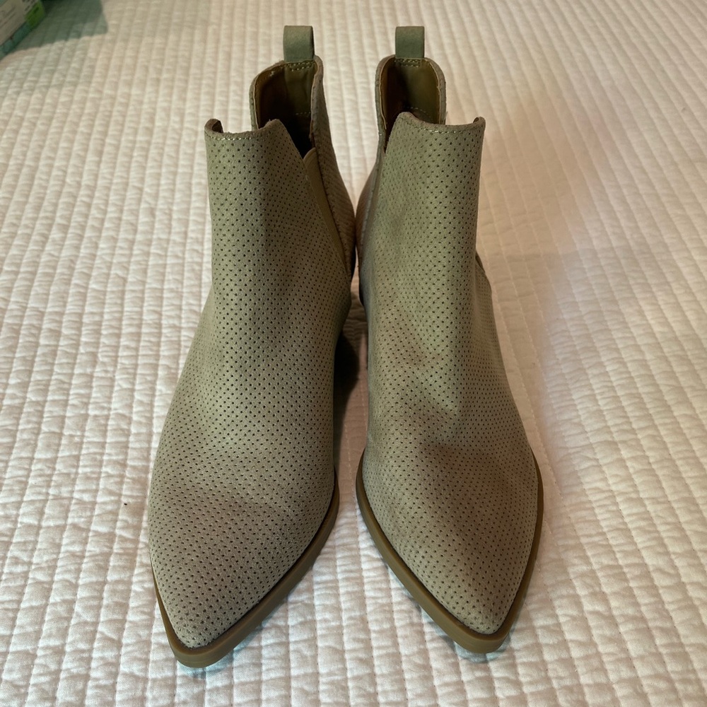 Beige Ankle Boots